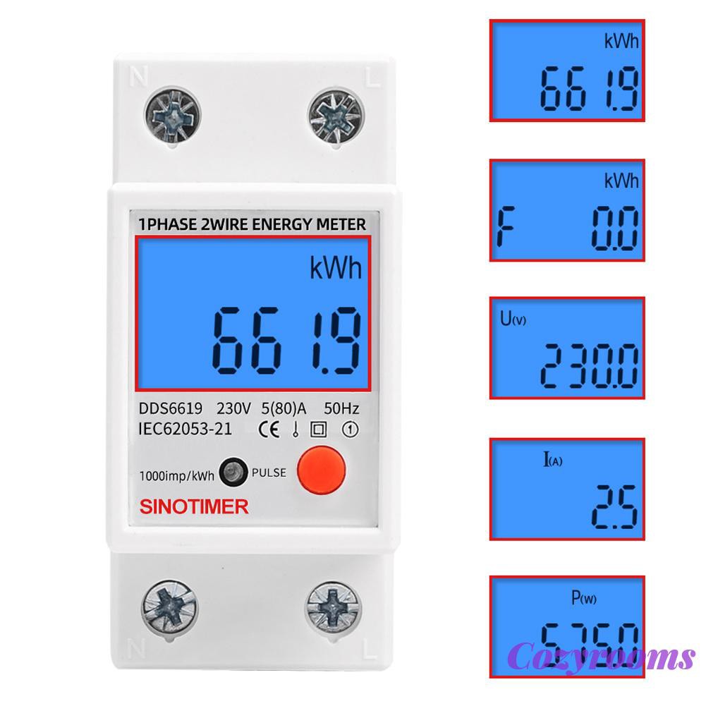 Thiết Bị Đo Công Suất Điện Hiển Thị Màn Hình Lcd