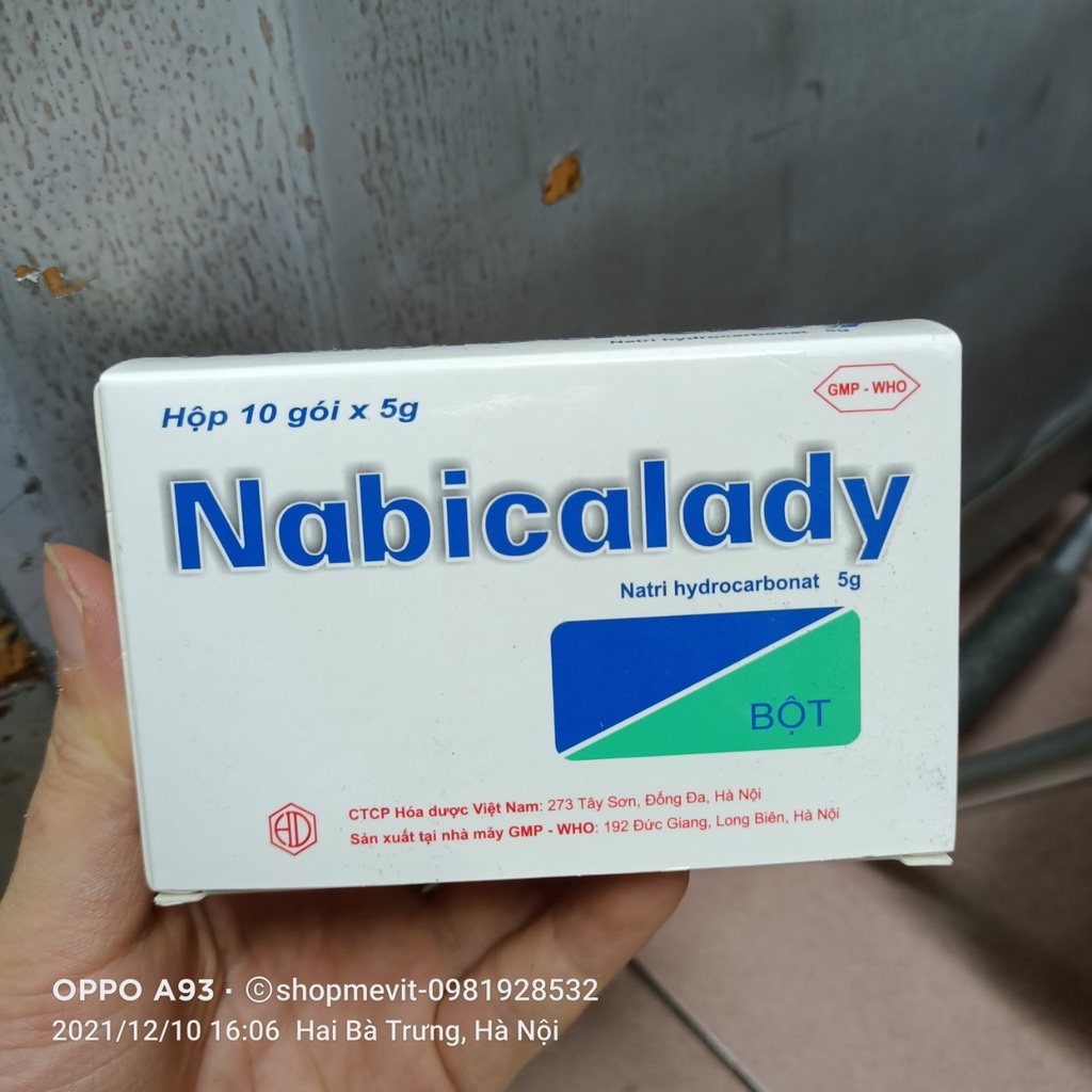 Muối vệ sinh phụ nữ Nabicalady hộp 10 gói