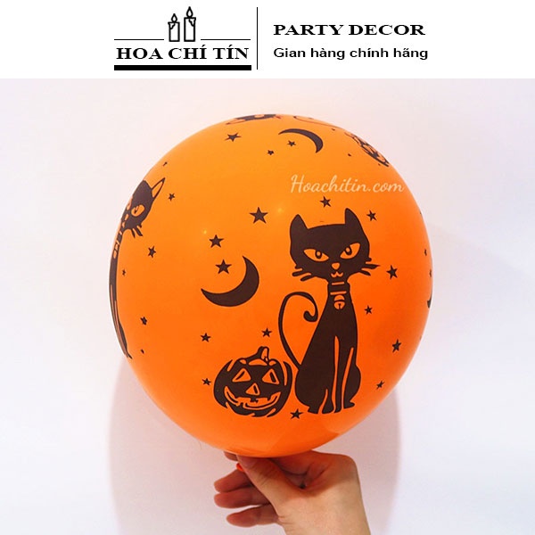 Bong bóng in hình Halloween trang trí tiệc