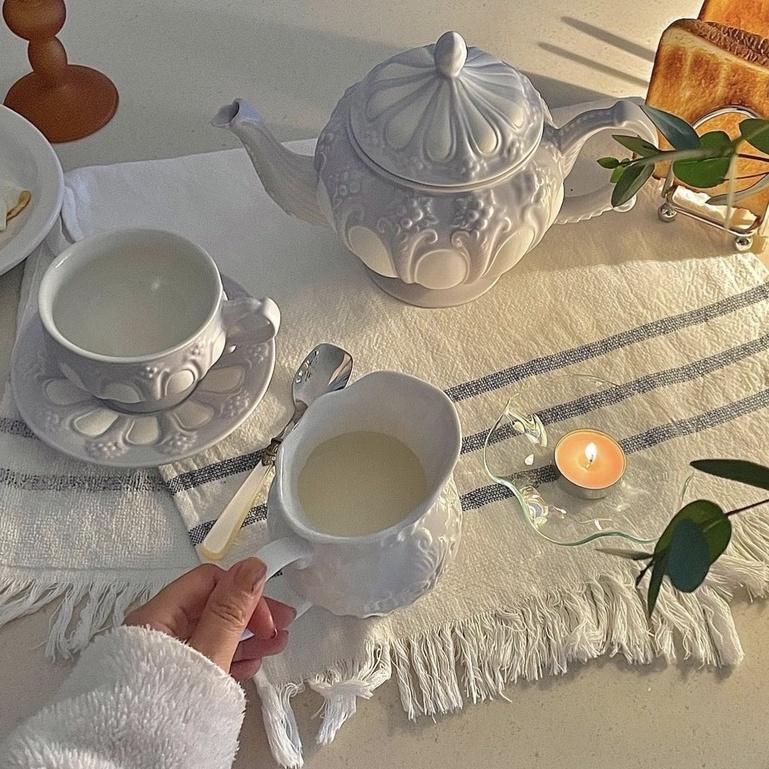 Set trà chiều Alice phong cách Anh Quốc, Set trà vinatge quý tộc