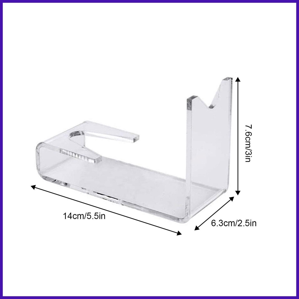 Set 2 Giá Đỡ Treo Súng Lục Đồ Chơi Kích Thước 5.5 X 2.5 X ateevn Bằng Acrylic