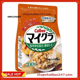 [ Date T07-2022 ] Ngũ cốc dinh dưỡng Calbee màu vàng vị yến mạch 700g - Chuyên sỉ
