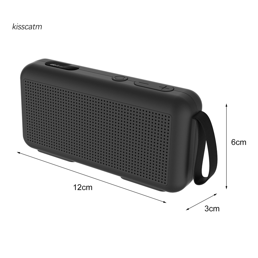 Loa Bluetooth Không Dây Âm Thanh Hifi Hình Chữ Nhật Có Thể Sạc Lại