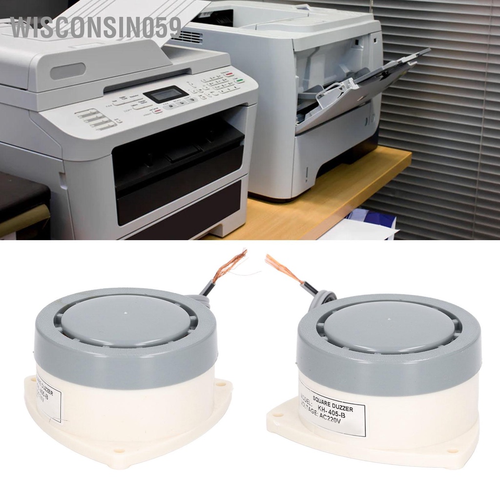 Wisconsin059 BERM Báo động điện tử Còi báo liên tục Bộ phát âm thanh bíp 60DB phận PC chống cháy tròn
