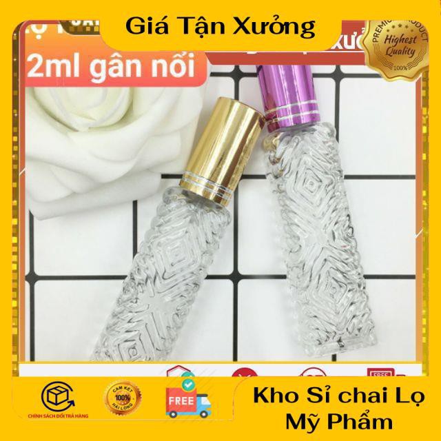 Lọ Chiết Nước Hoa ❤ Lọ chiết nước hoa 12ml gân nổi đựng dầu thơm , phụ kiện du lịch