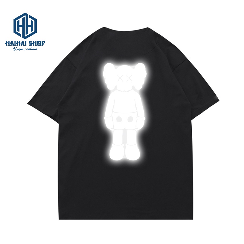 Áo Thun Nam Nữ Phản Quang Gấu XX Vải Cotton 75% Co Giãn 4 Chiều.