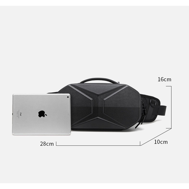 Túi đeo chéo ,túi xách OZUKO  vỏ cứng có cổng USB, TRẺ TRUNG ,CÁ TÍNH.