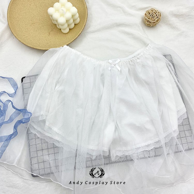 [CÓ SẴN] Quần mặc váy kèm tùng