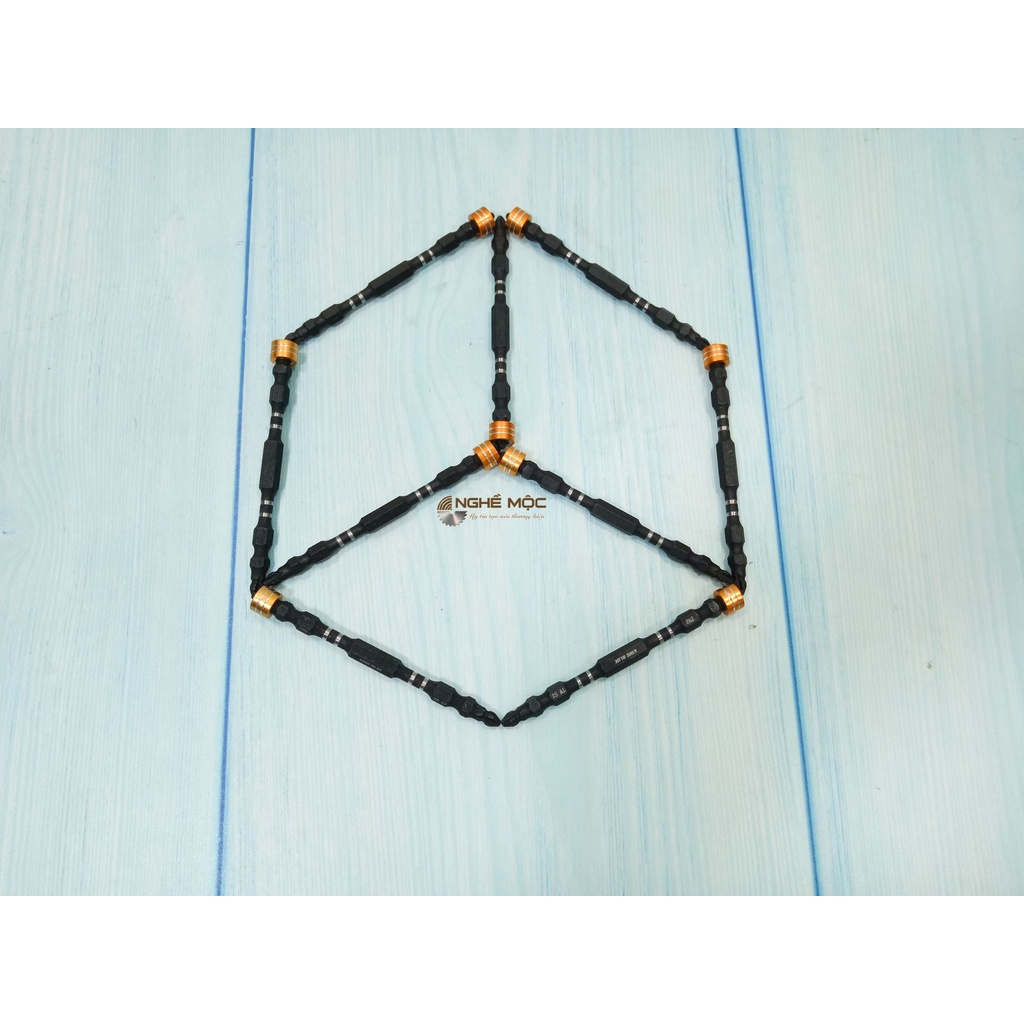 Mũi bắt vít dài nam châm 2 đầu KingBlue PH2 Thép S2 chính hãng