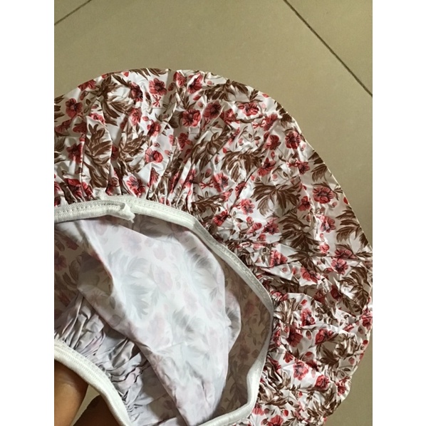 Mũ tắm trùm tóc chống thấm hình hoa