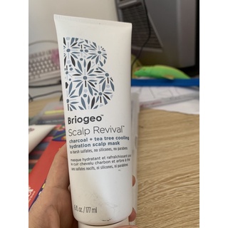 dầu xả làm mát da đầu bằng than + cây trà Briogeo scalp 177ml