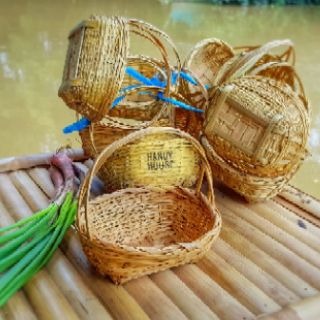 Combo 4 món đồ tre mini nhỏ xinh