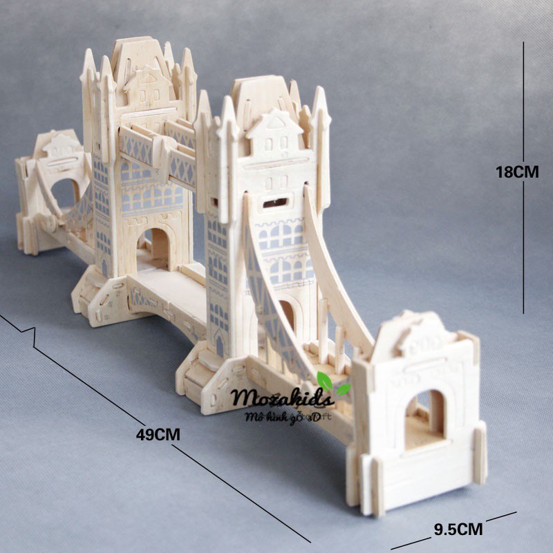 Đồ chơi lắp ráp gỗ 3D Mô hình London Bridge