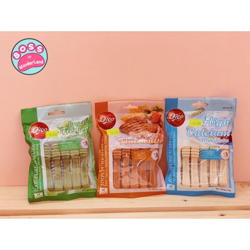 XƯƠNG GẶM SẠCH RĂNG ORGO BÀN CHẢI