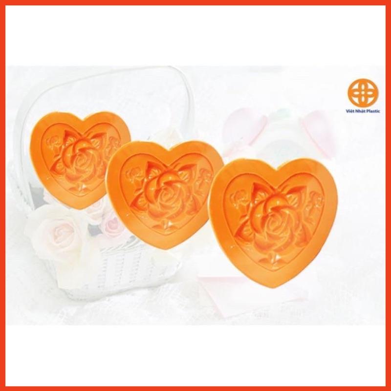 Khuân in xôi hình hoa trái tim đẹp mắt, an toàn và dễ dàng vệ sinh !