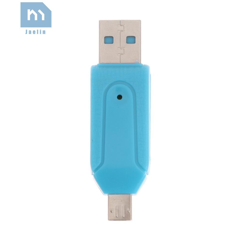 Đầu đọc thẻ nhớ TF / SD cổng USB / Micro USB cho Smart Phone OTG