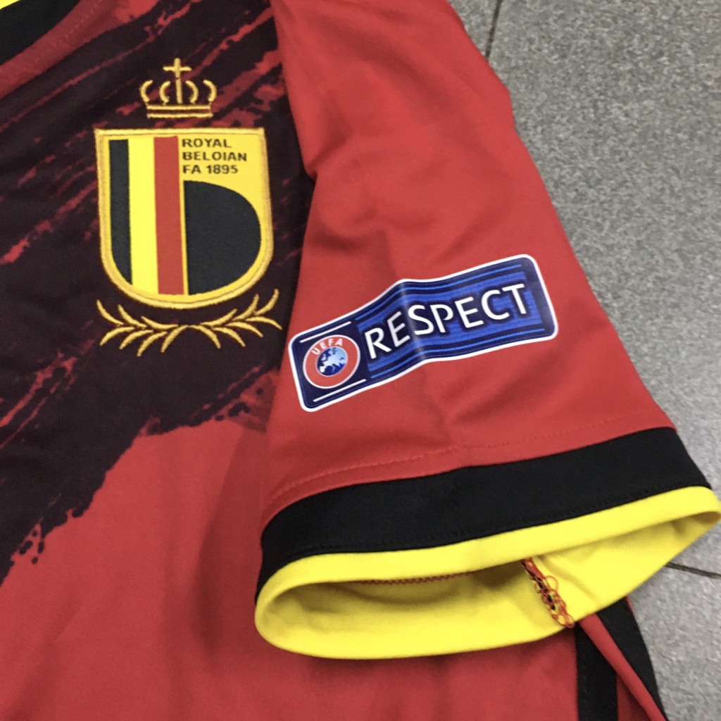 Bộ quần áo đá banh Tuyển Bỉ đỏ sân nhà EURO20 FLG