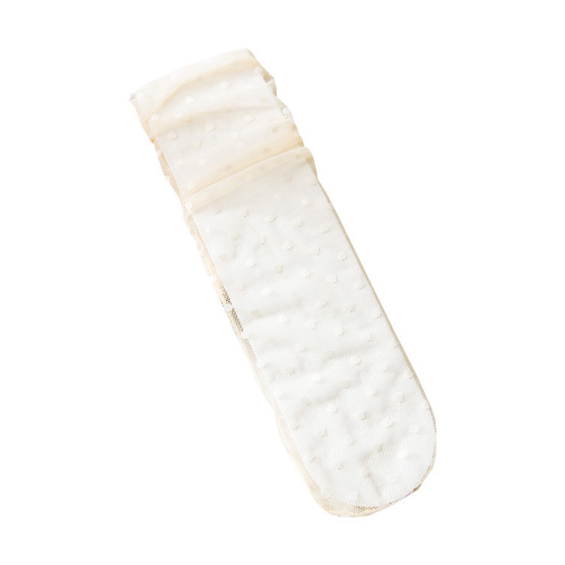 Vớ Ren Siêu Mỏng Xuyên Thấu Họa Tiết Chấm Bi Phong Cách Nhật Bản Lolita