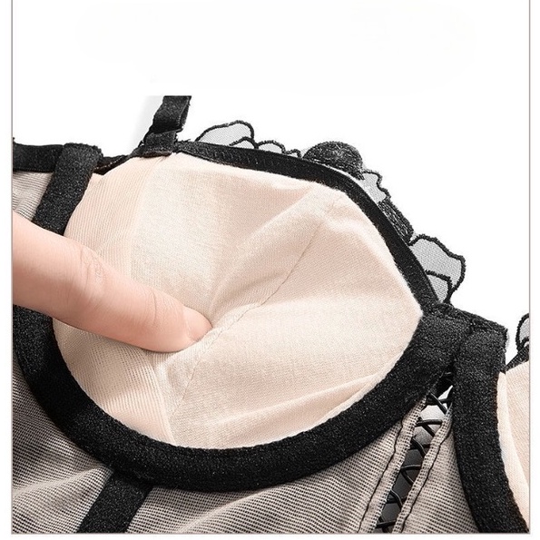 Áo bra nữ ren cao cấp, cúp ngực có gọng cài sau sexy quyến rũ HLBOUTIQUE B1982