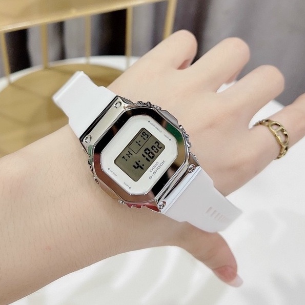 Đồng hồ Casio nam nữ,thể thao viền thép không gỉ, dây cao su mềm BH 12thang - Miễn phí vận chuyển