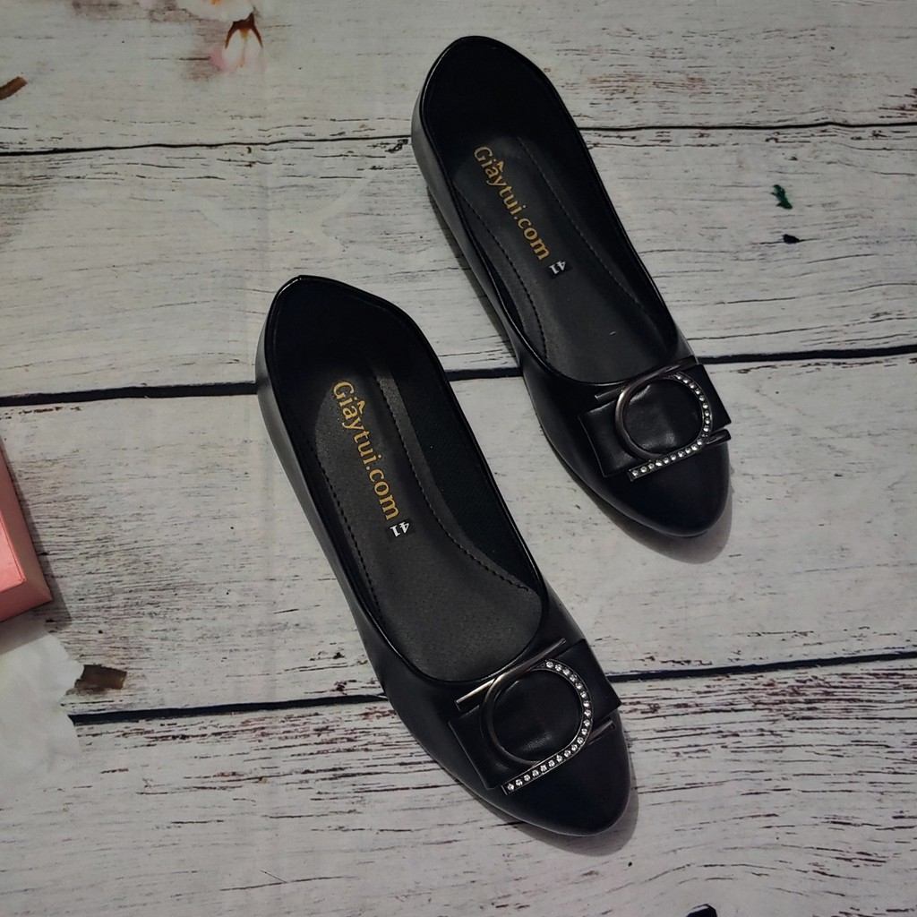 { BIG SIZE } { ẢNH THẬT } giày búp bê mã 01, giày bệt nữ big size từ 36 đến 42 | BigBuy360 - bigbuy360.vn