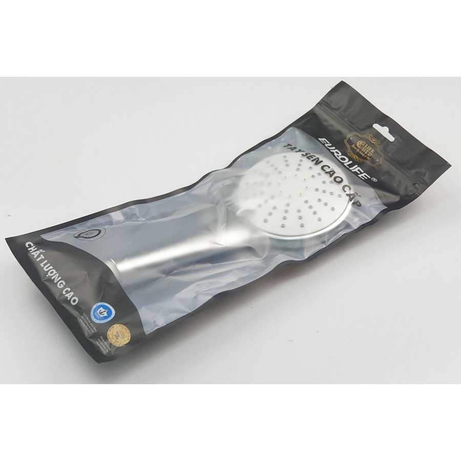 Tay sen 3 chế độ chảy chất liệu nhựa ABS mạ Chrome bóng sáng Eurolife EL-H200 - CHỈ CÓ TAY SEN