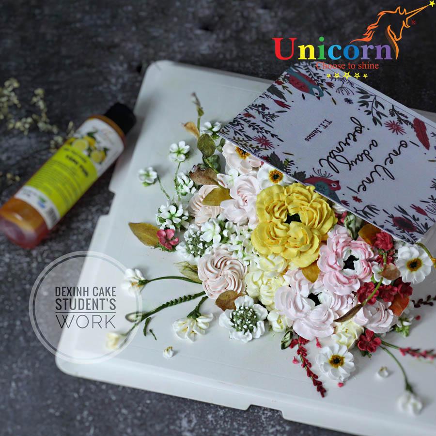 Màu Thực Phẩm Vàng Tươi Unicorn Không Đắng 210gr A07