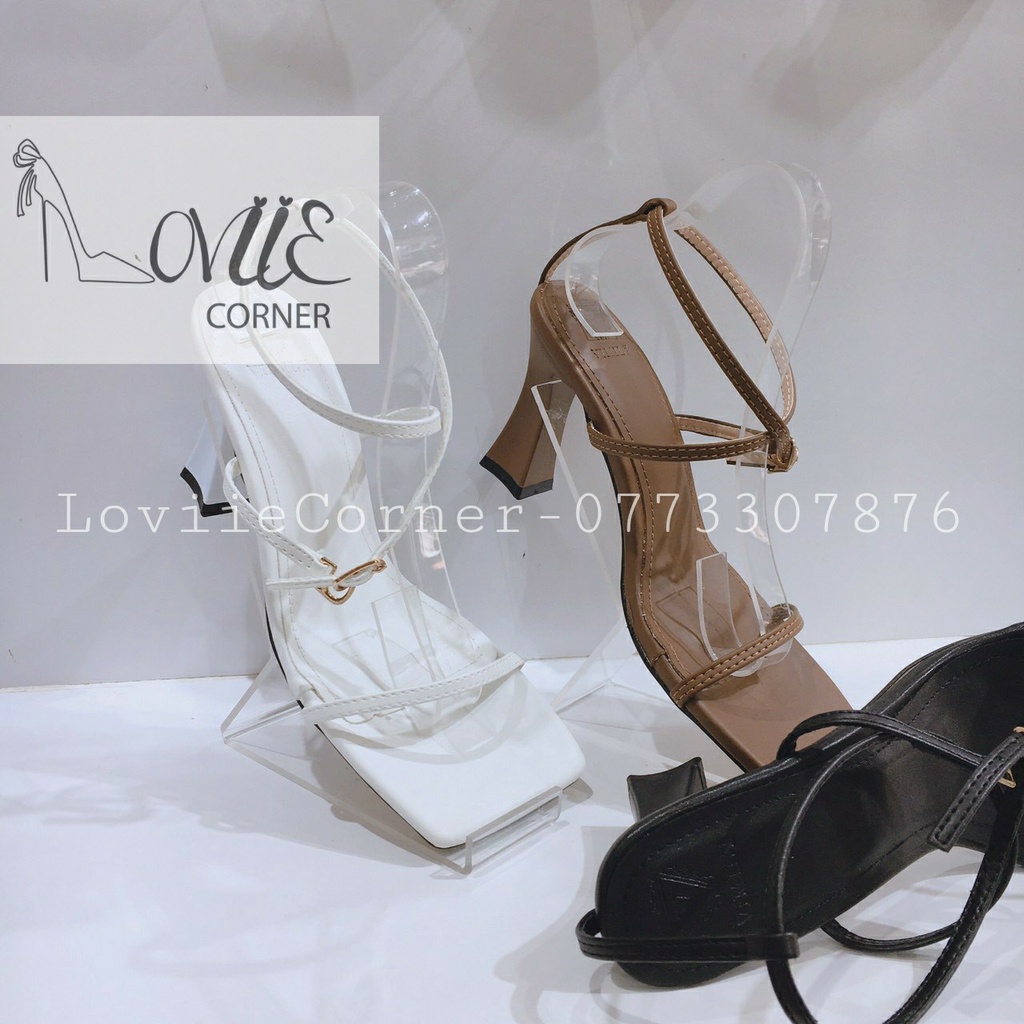 GIÀY CAO GÓT NỮ LOVIIECORNER - GIÀY NỮ 9 PHÂN - SANDAL CAO GÓT DÂY MÃNH - G220109