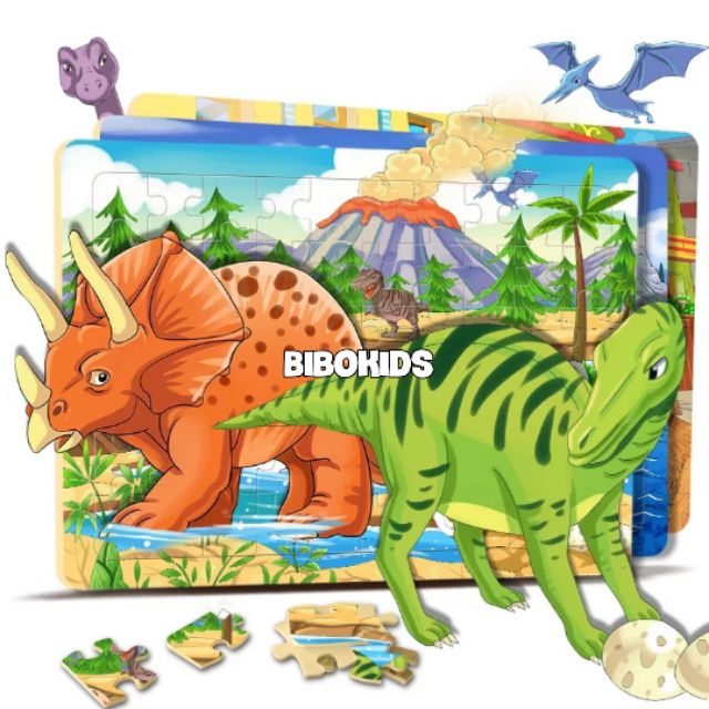 Đồ chơi tranh ghép gỗ 60 mảnh cho bé - xếp hình puzzle thông minh