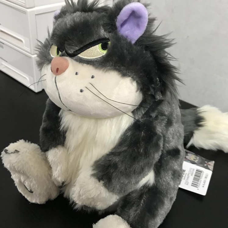Thú Nhồi Bông Hình Mèo Lucifer Disney Cỡ 30/50cm