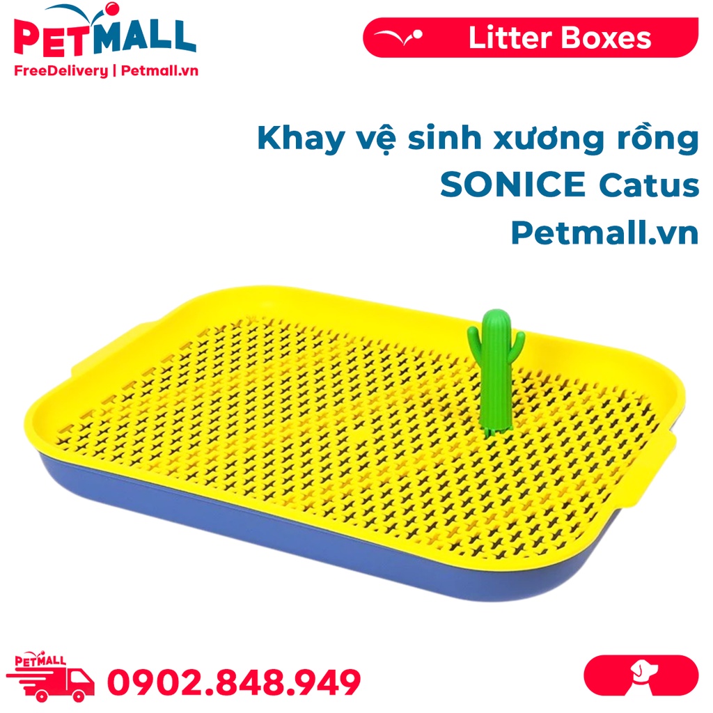 Khay vệ sinh xương rồng SONICE Catus Petmall