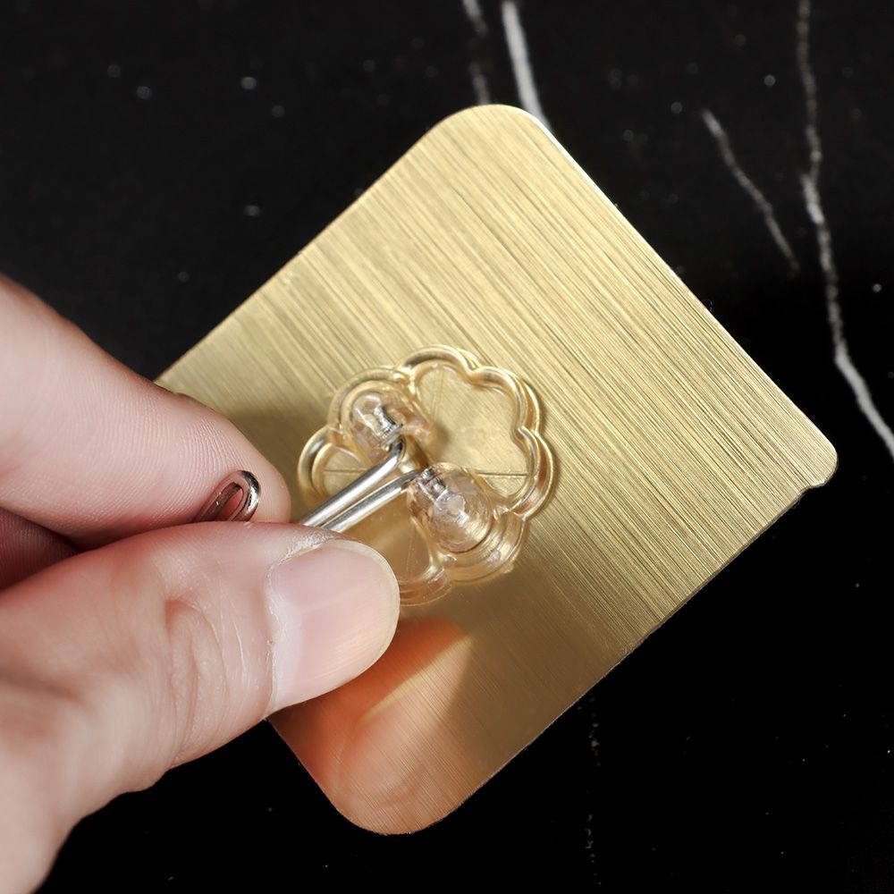 Set 10 móc treo đồ dính tường trong suốt đa năng