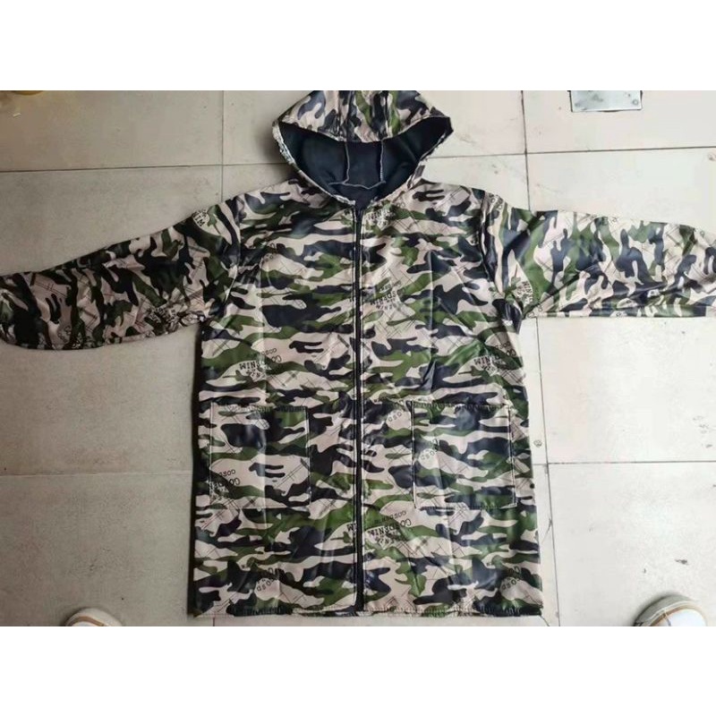 Áo khoác ,chống bụi. mưa. gió bảo hộ lao động dáng dài lót nỉ.tay bo chun free size kiểu mới