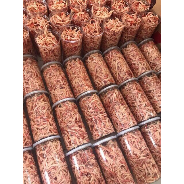 HŨ PET 300GRAM MỰC XÉ SỢI HẤP DỪA NHA TRANG | BigBuy360 - bigbuy360.vn