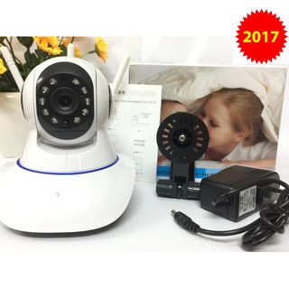 Camera IP WIFI 3 Râu Full HD 1080P Siêu nét 2017