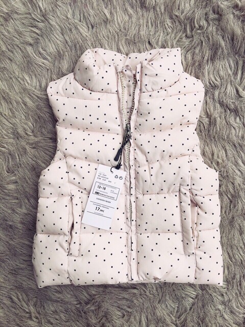 Áo gile phao bé gái