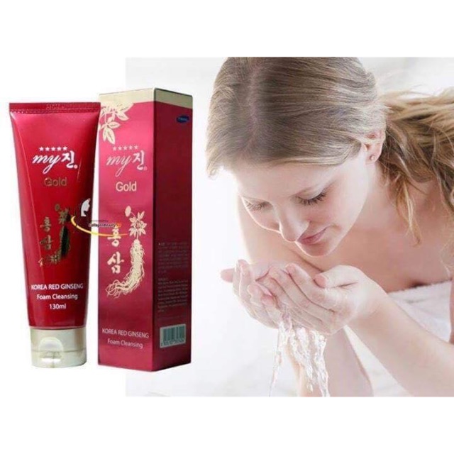 sữa rửa mặt sâm