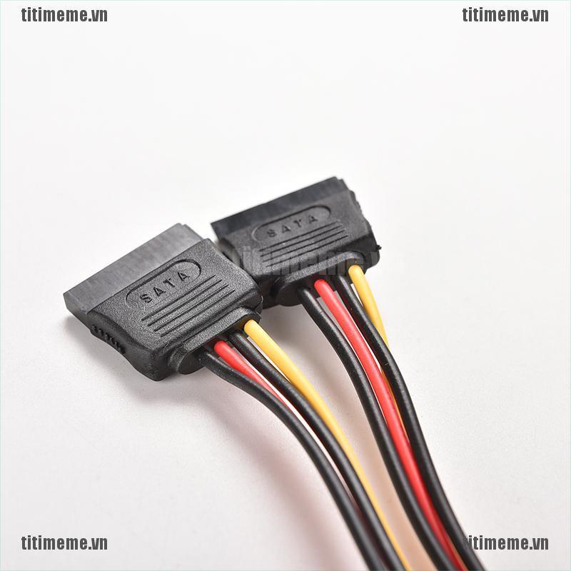 Dây Cáp Chữ Y 15 Pin Sata Đầu Đực Sang Sata Cái 1: 2