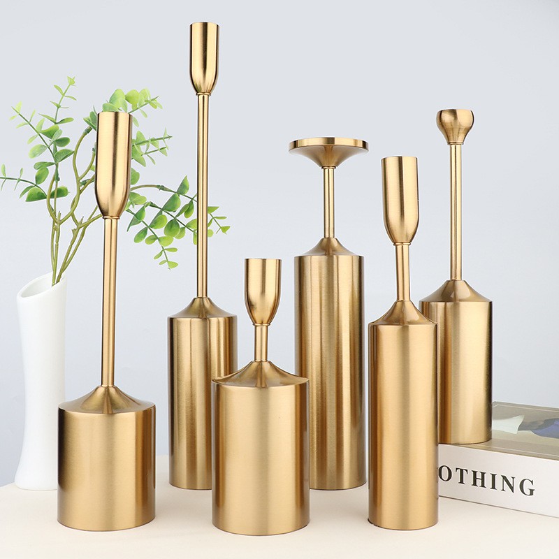 TnP DECOR - Set 6 chân nến Bắc Âu cao cấp