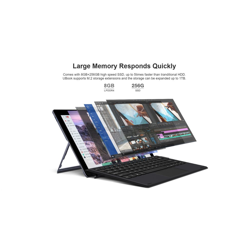 Máy tính 2 trong 1 Chuwi Ubook chip N4100/8G/256G | BigBuy360 - bigbuy360.vn