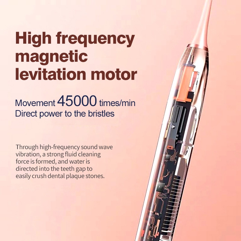 Lenovo B002 Bàn Chải Đánh Răng Điện Chống Thấm Nước Ipx7-45000VPM Dành Cho Người Lớn Và Trẻ Em