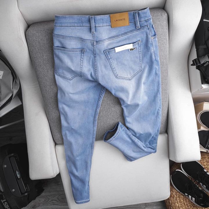 Quần Jean nam trơn, rách, đẹp cao cấp, trẻ trung thời trang, hàng VNXK