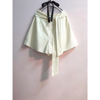 Quần váy linen dây cột eo