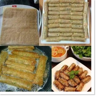 Bánh đa nem - Vỏ ram hà tĩnh - tập 100 lá - hút chân không - Banh da nem, vo ram ha tinh