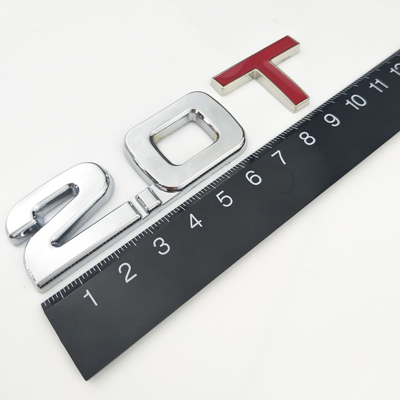 Miếng Dán Logo Kim Loại 1.8t 2.0t Cho Xe Honda Civic Accord Car 3d