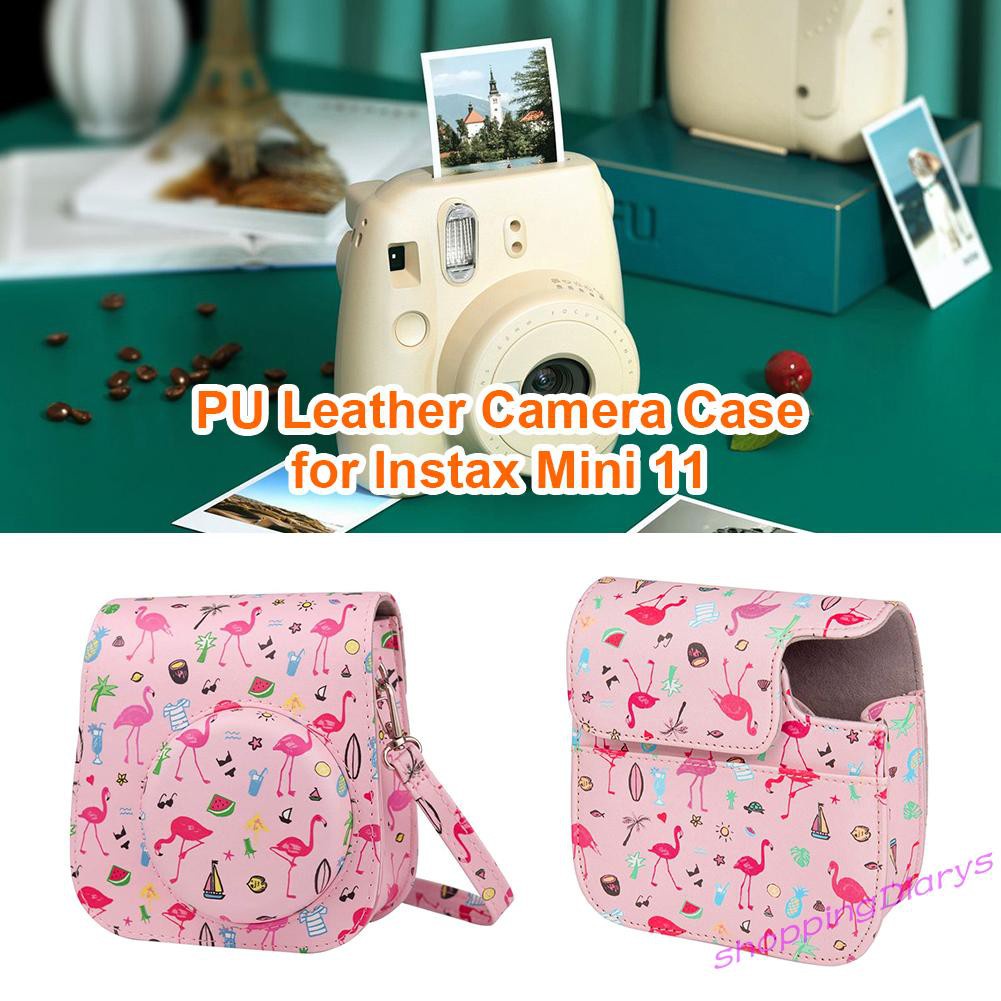 Túi Da Pu Đựng Máy Ảnh Fujifilm Instax Mini 11 9 8 + 8