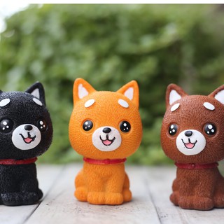 Combo 3 con chó nhựa resin