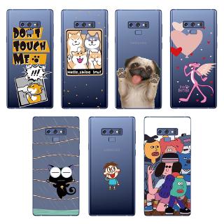 Ốp điện thoại mềm hình Pink Panther cho Samsung Note 9 8 / S8 S9 Plus