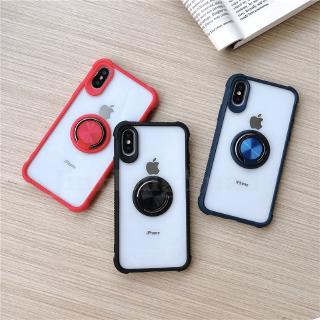 Ốp lưng trong suốt có khuyên đeo giá đỡ cho iPhone 6 6S 7 8 Plus X XS MAX XR iPhone 11 11Pro 11 Promax