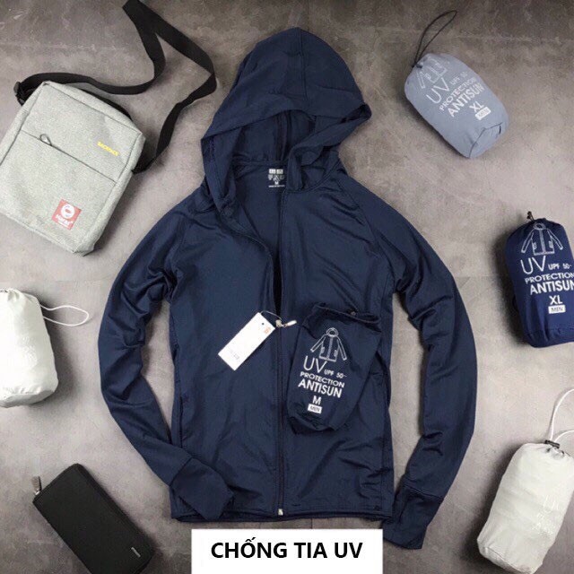 Áo Chống Nắng Nam Vải Kim Cương Chống Tia UV Thoáng Mát - Kèm Túi Đựng NoBrandUnisex